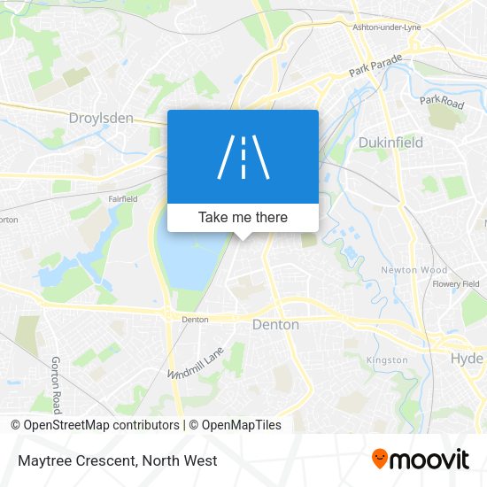 Maytree Crescent map