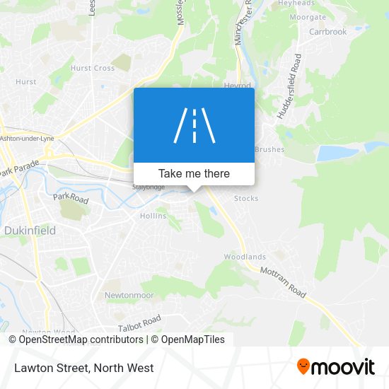 Lawton Street map