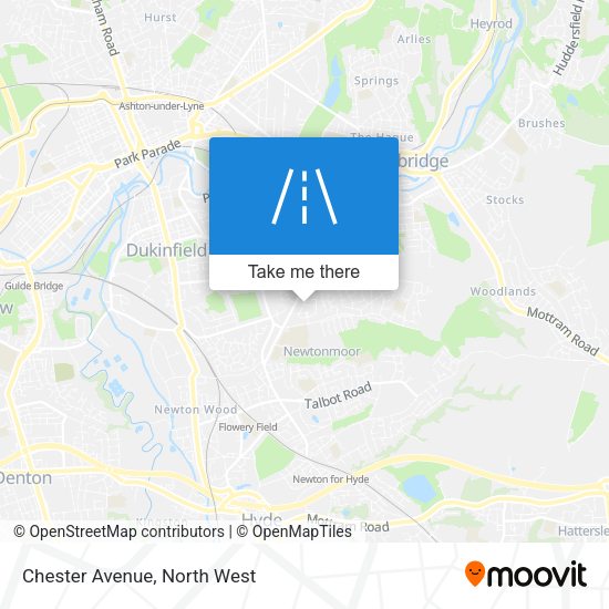 Chester Avenue map