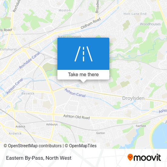 Eastern By-Pass map