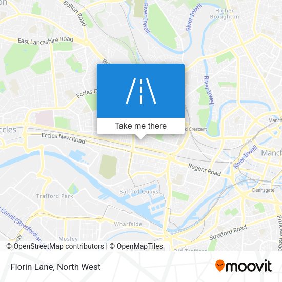 Florin Lane map