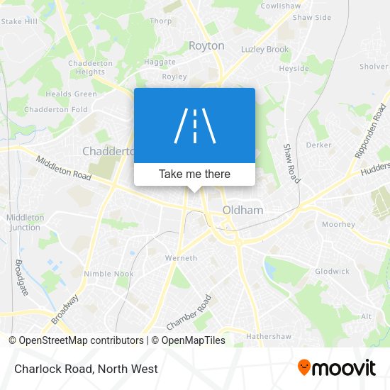 Charlock Road map