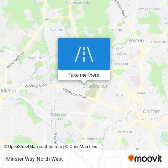 Minster Way map