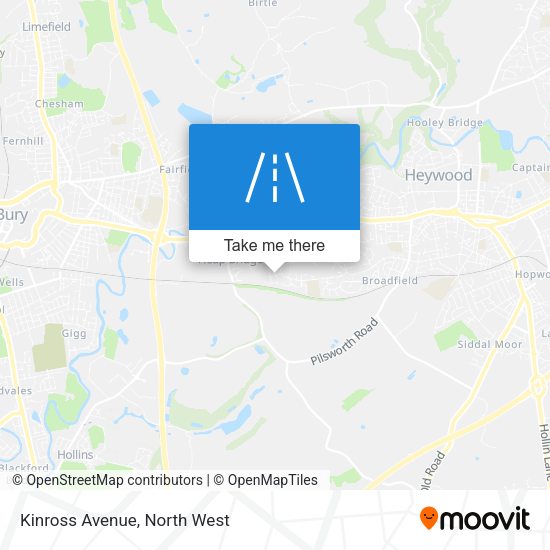 Kinross Avenue map