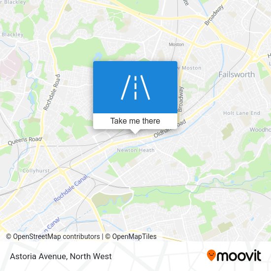 Astoria Avenue map
