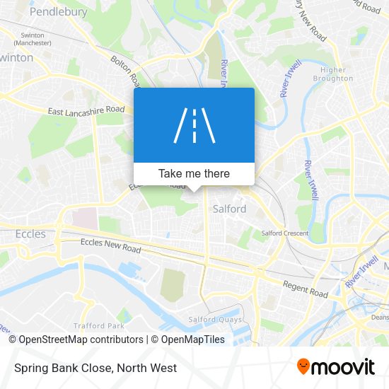 Spring Bank Close map