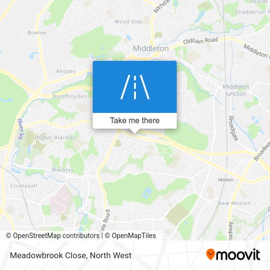 Meadowbrook Close map