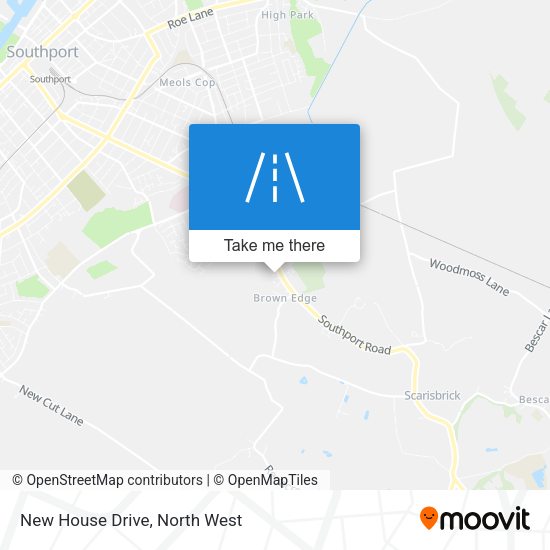 New House Drive map