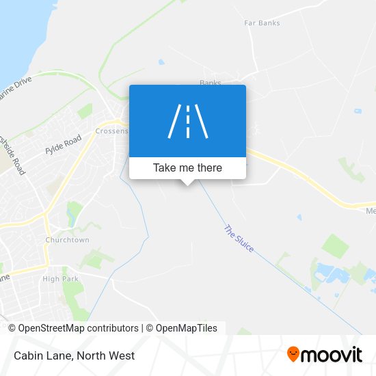 Cabin Lane map