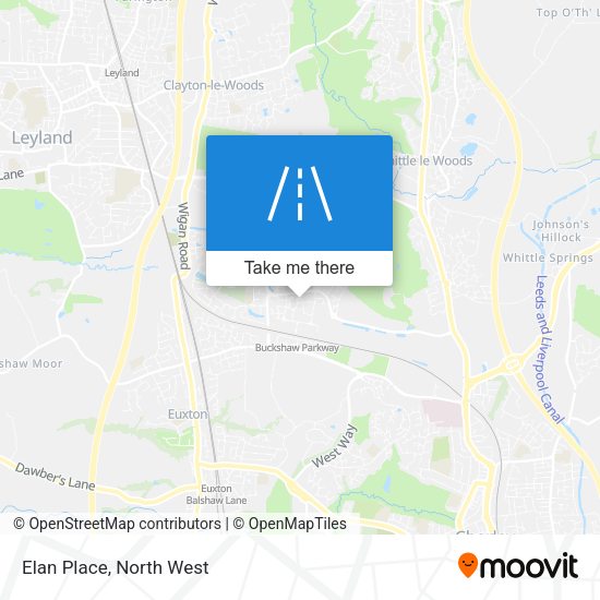 Elan Place map