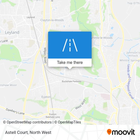 Astell Court map