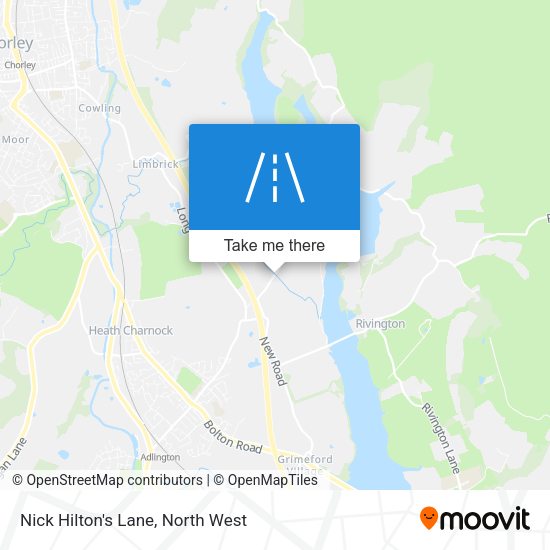 Nick Hilton's Lane map