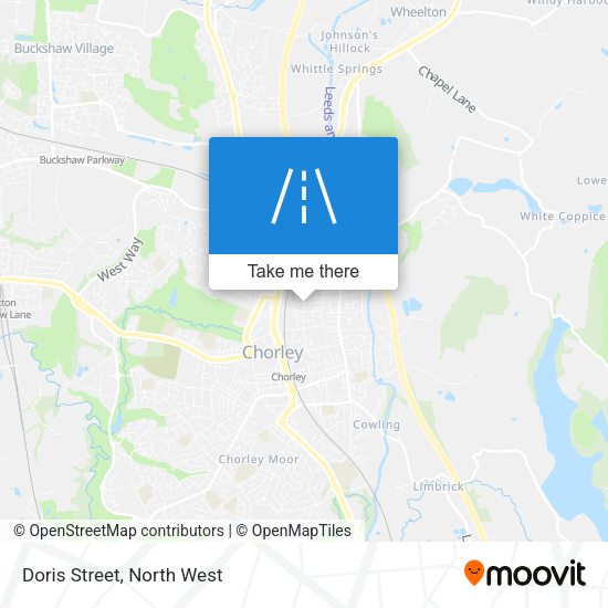 Doris Street map