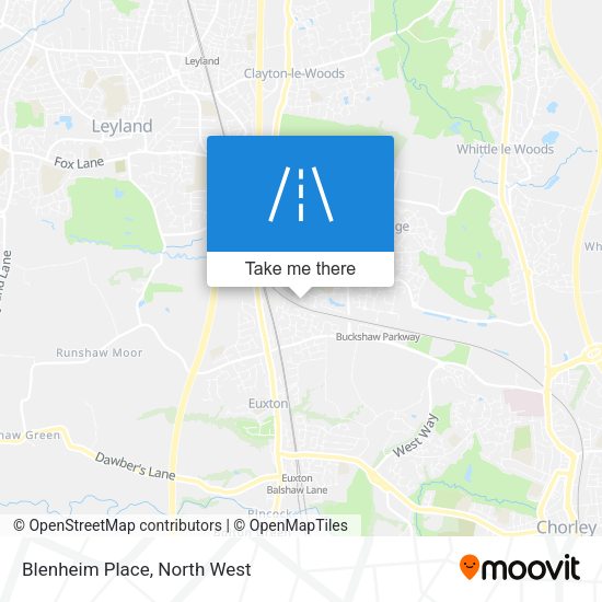 Blenheim Place map