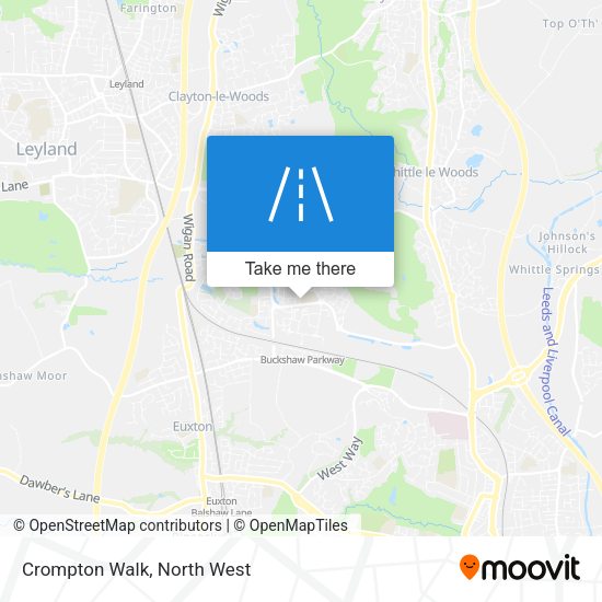 Crompton Walk map