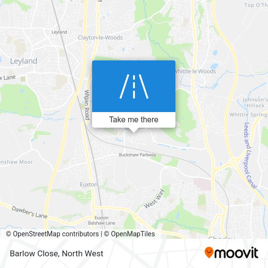 Barlow Close map