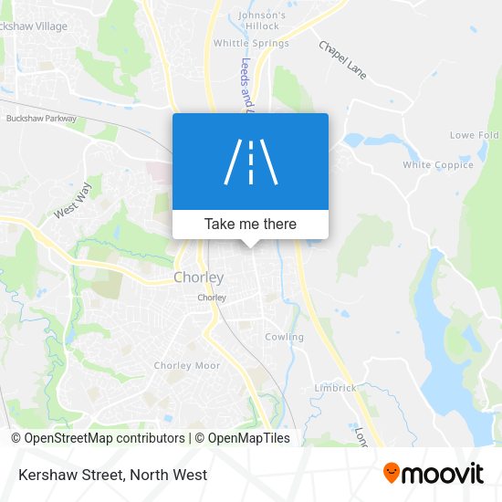 Kershaw Street map