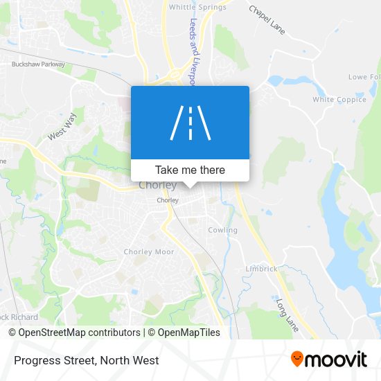 Progress Street map