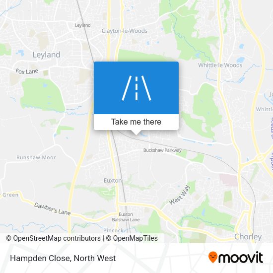 Hampden Close map