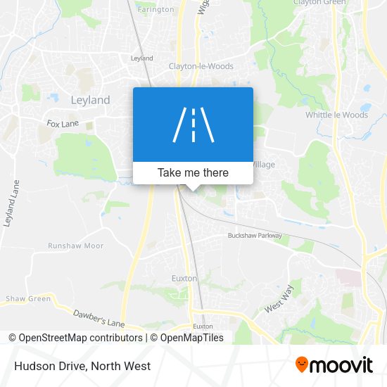 Hudson Drive map