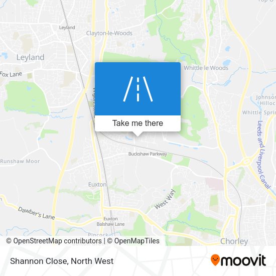 Shannon Close map