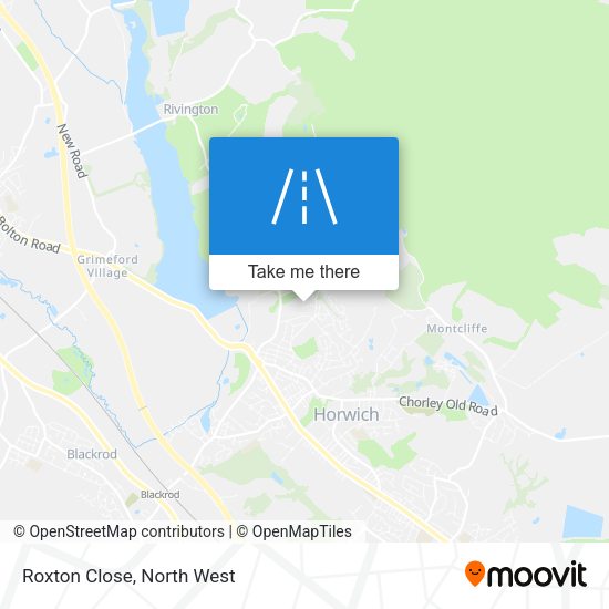 Roxton Close map