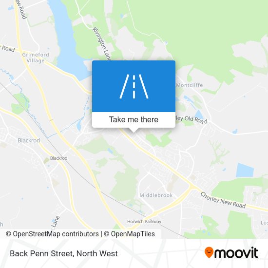 Back Penn Street map