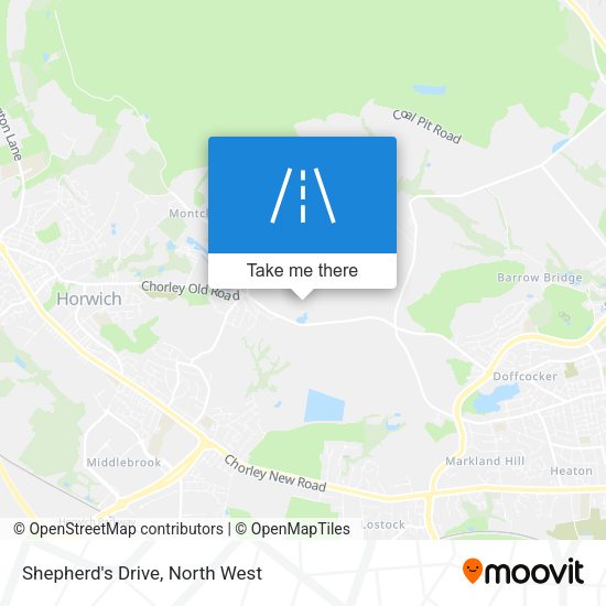 Shepherd's Drive map