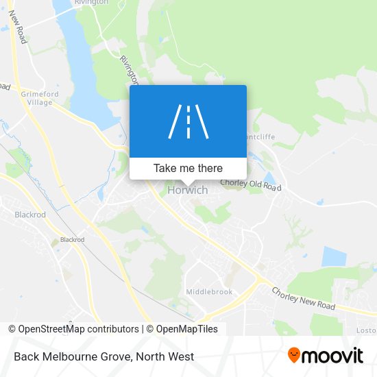 Back Melbourne Grove map