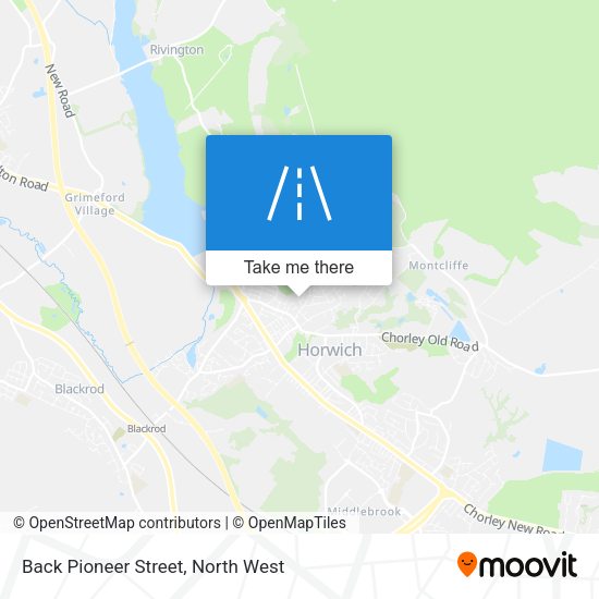 Back Pioneer Street map