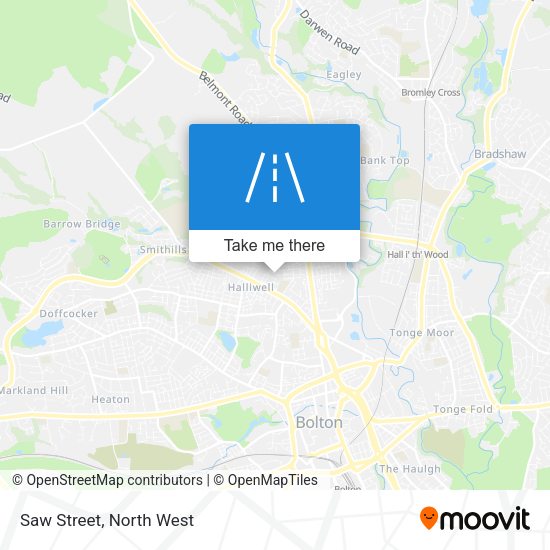 Saw Street map