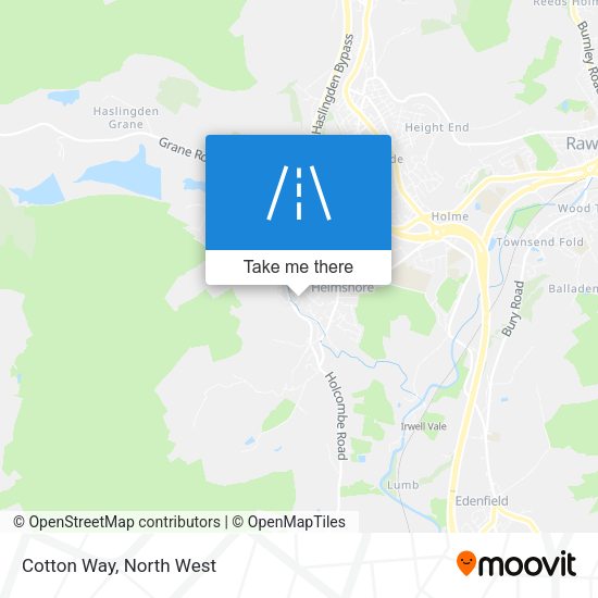 Cotton Way map