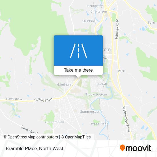 Bramble Place map