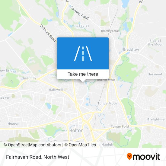 Fairhaven Road map