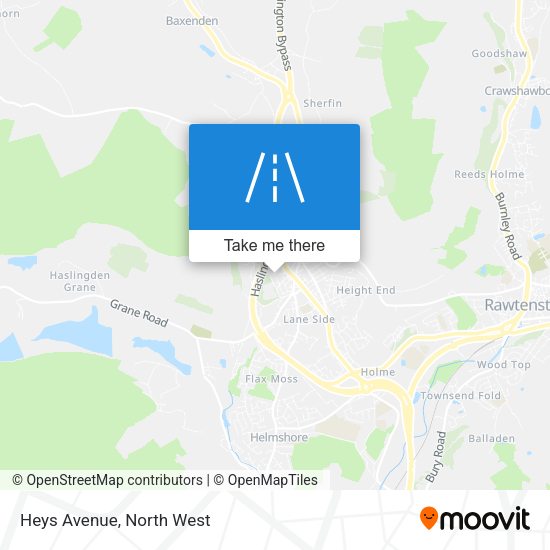 Heys Avenue map
