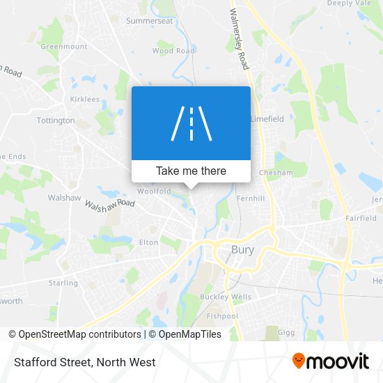 Stafford Street map