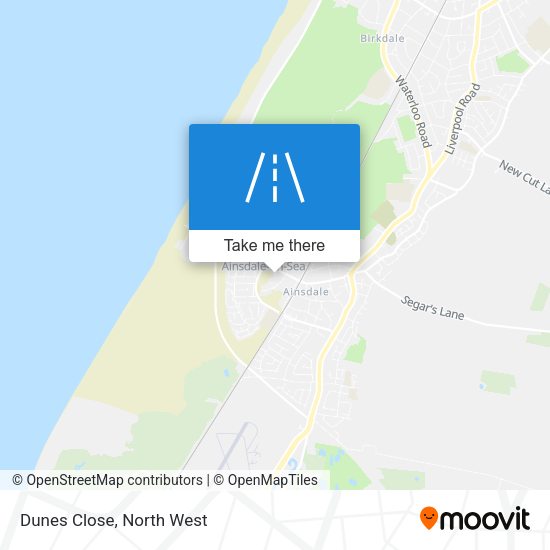 Dunes Close map