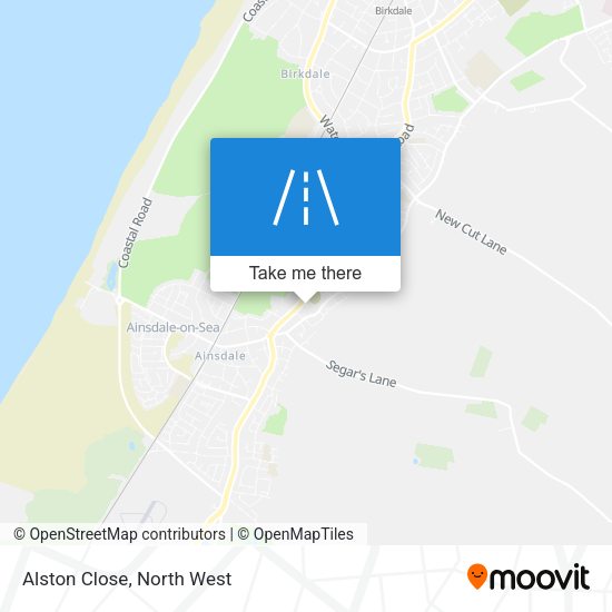 Alston Close map