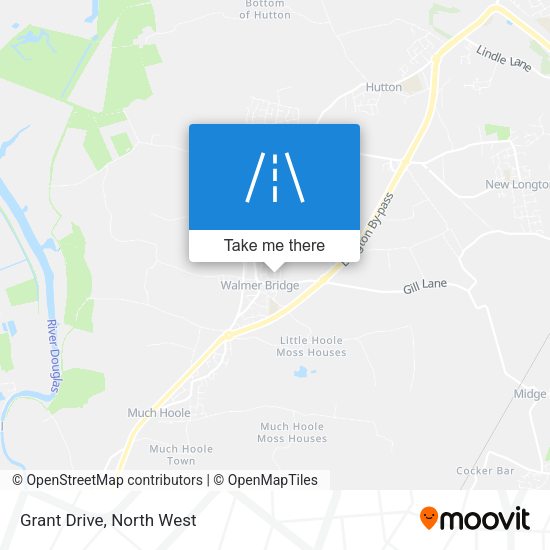 Grant Drive map