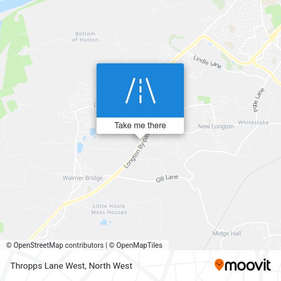 Thropps Lane West map