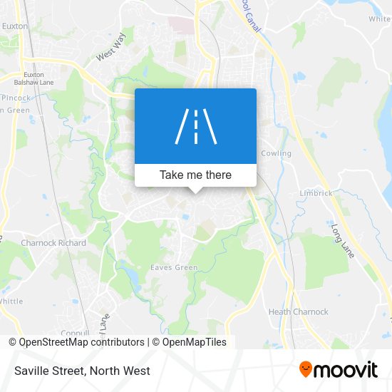 Saville Street map