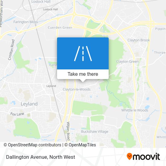 Dallington Avenue map