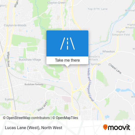Lucas Lane (West) map
