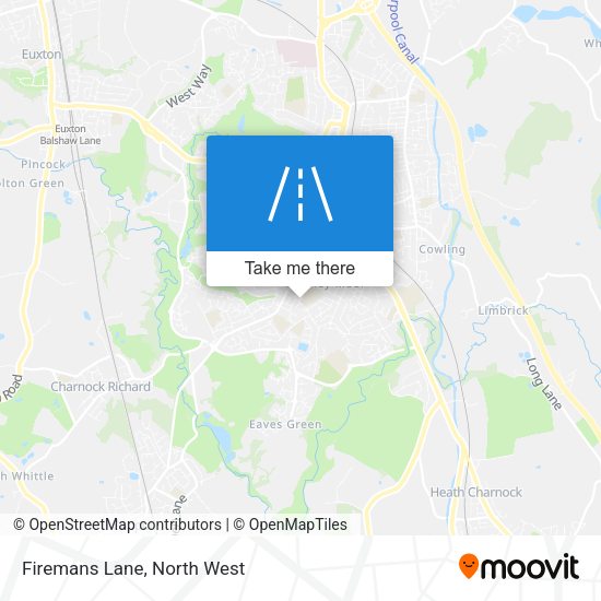 Firemans Lane map