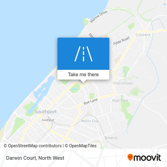 Darwin Court map