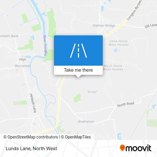 Lunds Lane map