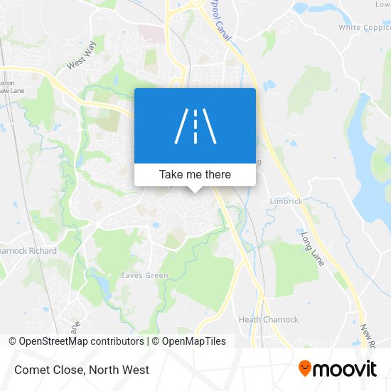 Comet Close map