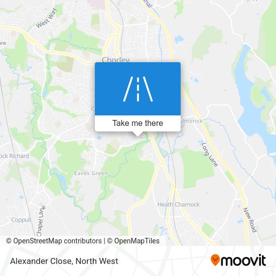 Alexander Close map