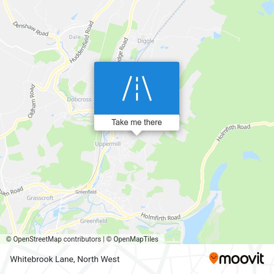Whitebrook Lane map