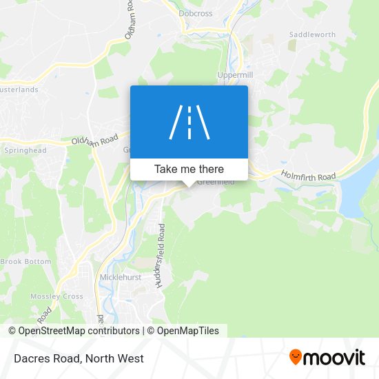 Dacres Road map